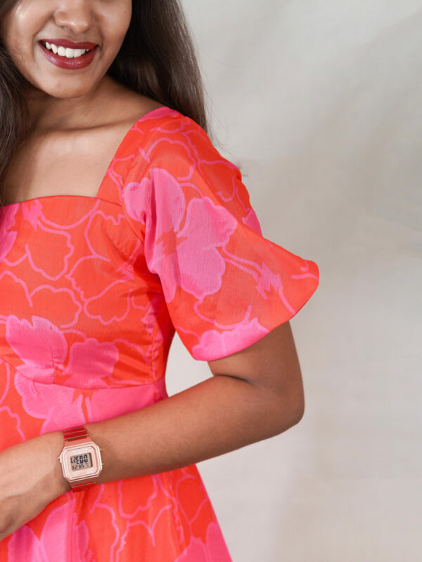 High low printed dress - Image 2