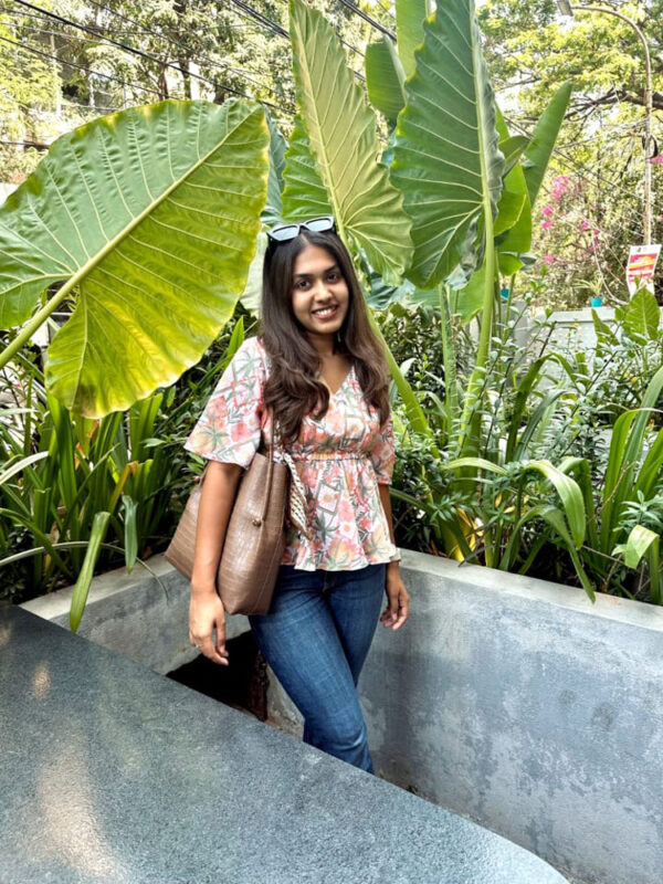 Tropical printed tops