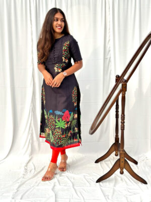 Madhubani printed kurti