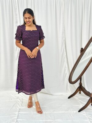 Chinon Bandhani Kurti
