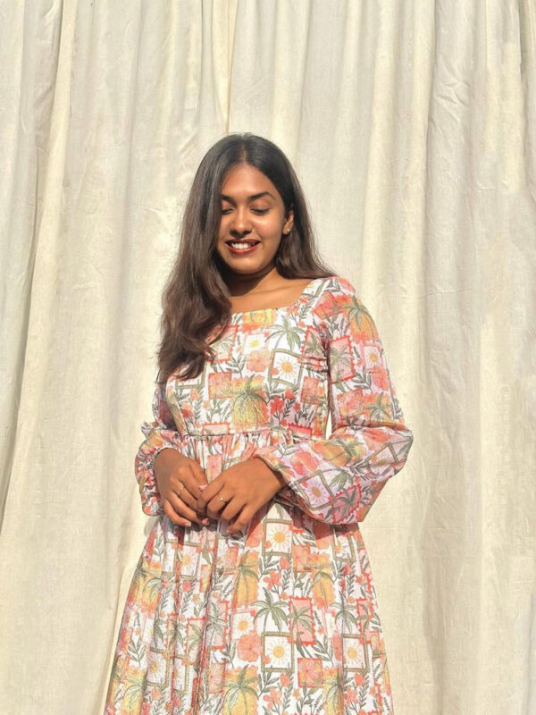 Tropical printed dress - Image 3