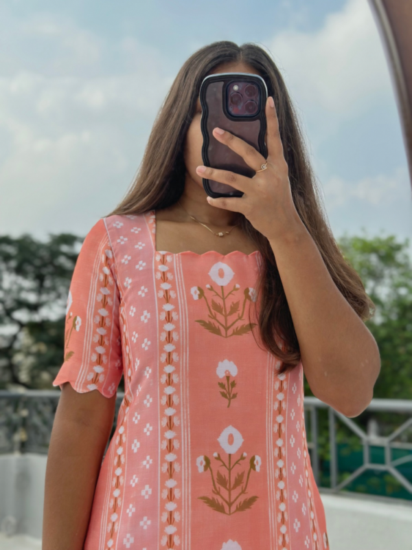 Peach Petal Kurti - Image 4