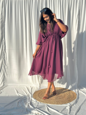 Moonlit Mauve Kaftan