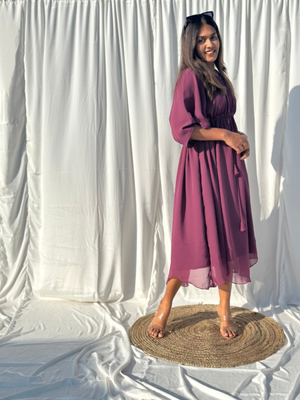 Moonlit Mauve Kaftan - Image 3