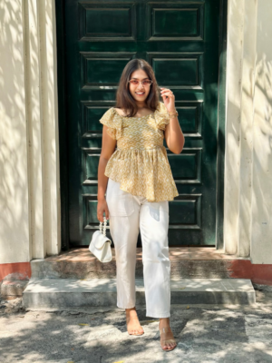 Marigold Mist Top