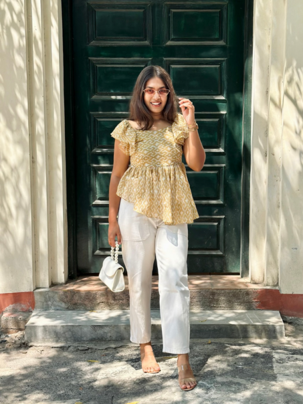 Marigold Mist Top