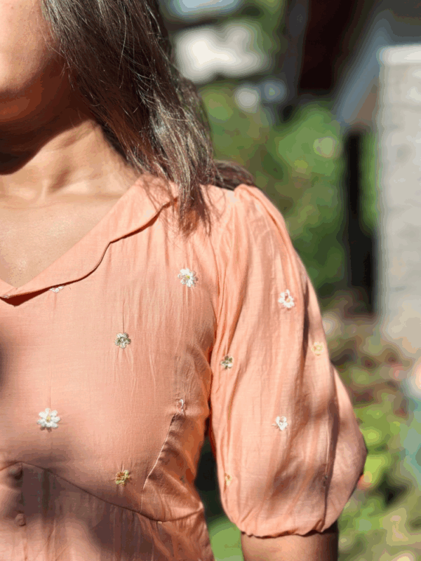 Peach Blossom Dress - Image 3