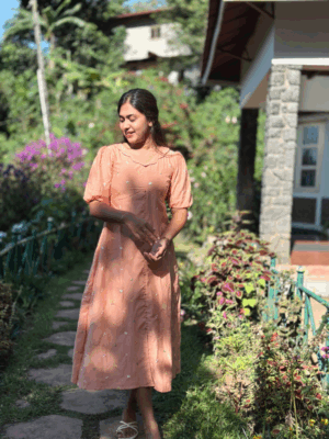 Peach Blossom Dress